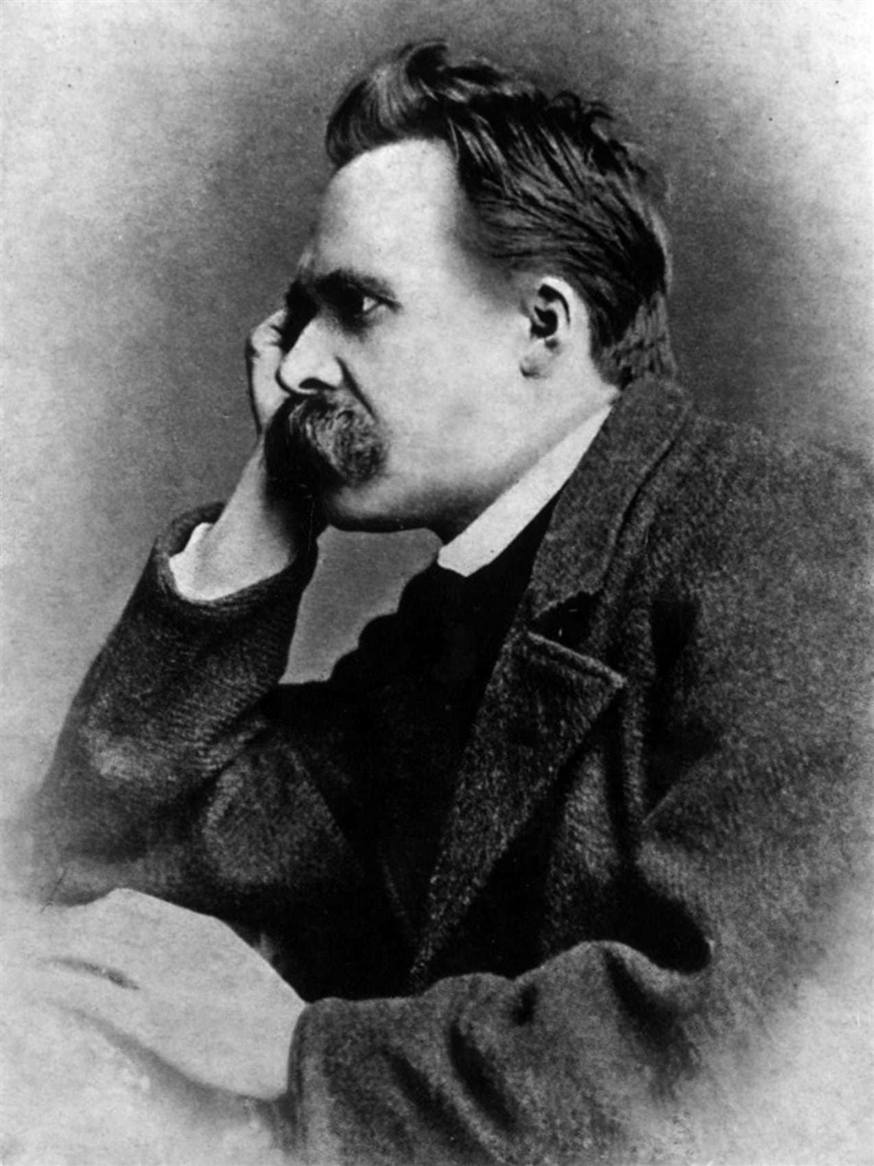 Friedrich Nietzsche, photographed by Gustav-Adolf Schultze in 1882