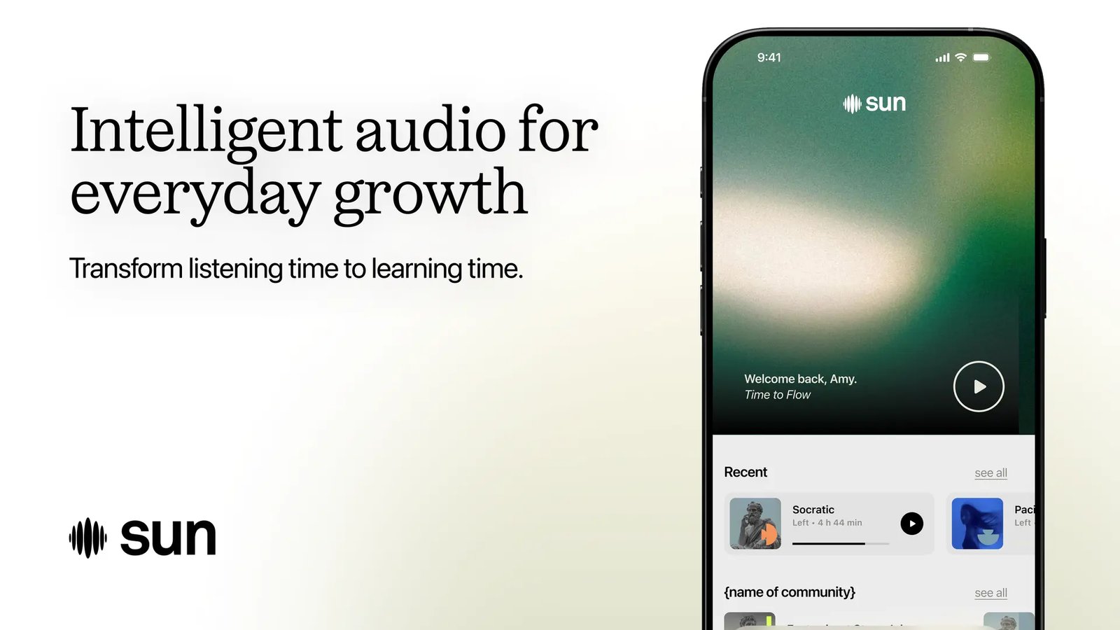 SUN: intelligent audio for everyday growth
